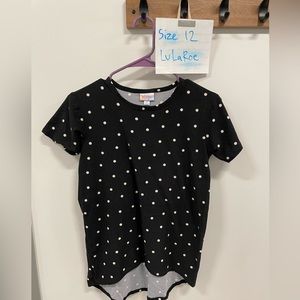 Girls size 12 lularoe hi/low top